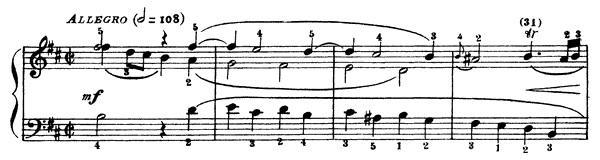 Sonata K. 497  in B Minor by Scarlatti piano sheet music