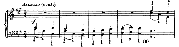 Sonata K. 500  in A Major by Scarlatti piano sheet music