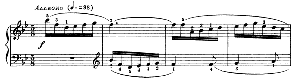 Sonata K. 504  in B-flat Major by Scarlatti piano sheet music