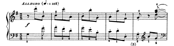 Sonata K. 523  in G Major by Scarlatti piano sheet music