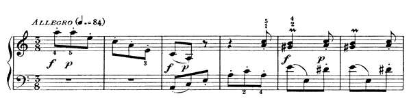 Sonata K. 532  in A Minor by Scarlatti piano sheet music