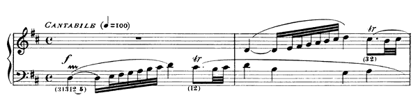 Sonata K. 534  in D Major by Scarlatti piano sheet music
