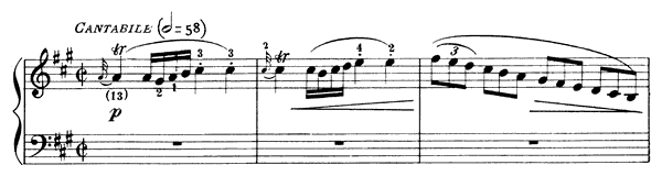 Sonata K. 536  in A Major by Scarlatti piano sheet music