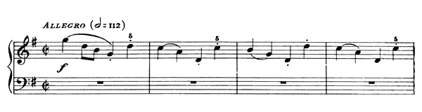 Sonata K. 547  in G Major by Scarlatti piano sheet music