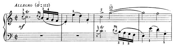 Sonata K. 549  in C Major by Scarlatti piano sheet music