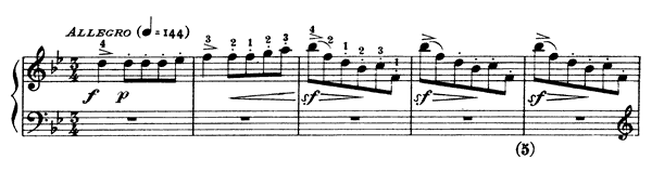 Sonata K. 551  in B-flat Major by Scarlatti piano sheet music