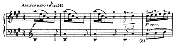 Sonata K. 101  in A Major by Scarlatti piano sheet music