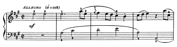 Sonata K. 322  in A Major by Scarlatti piano sheet music