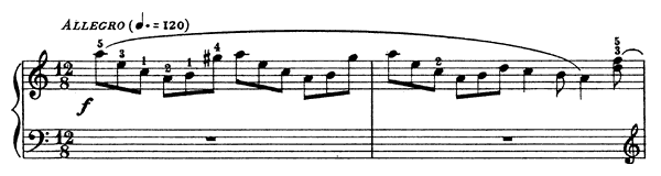 Sonata K. 54  in A Minor by Scarlatti piano sheet music