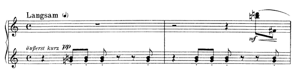 Langsam - Op. 19 No. 2 by Schoenberg