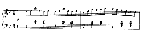 8 Ländler  D. 378  in B-flat Major by Schubert piano sheet music