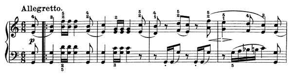 Ständchen - solo piano version  D. 889  in C Major by Schubert piano sheet music