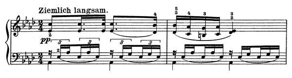 Frühlingsglaube - solo piano version - Op. 20 No. 2 in A-flat Major by Schubert