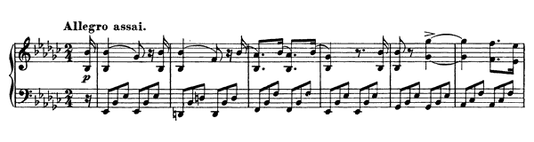 Allegro assai -  D. 946 No. 1 in E-flat Minor by Schubert