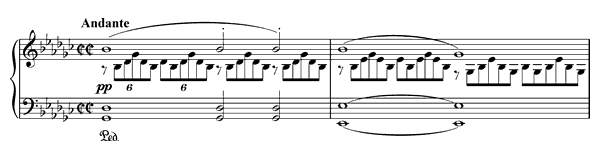 Impromptu Op. 90 No. 3  in G-flat Major by Schubert piano sheet music