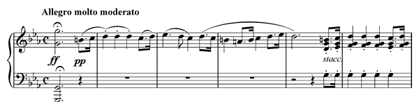 Impromptu Op. 90 No. 1  in C Minor by Schubert piano sheet music