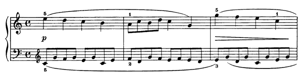 Melody - Op. 68 No. 1 in C Major by Schumann