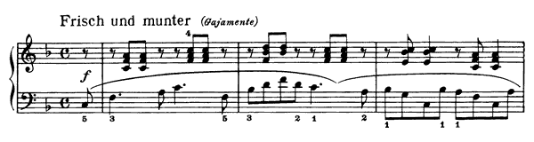 The Happy Farmer - Op. 68 No. 10 in F Major by Schumann