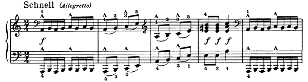 Saint Nicholas Op. 68 No. 12  in A Minor by Schumann piano sheet music