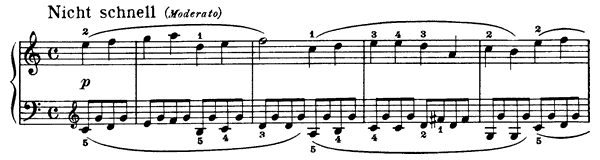 5. Short Piece Op. 68 No. 5  in C Major by Schumann piano sheet music