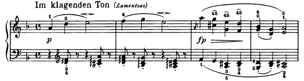 Popular Song Op. 68 No. 9  in D Minor by Schumann piano sheet music