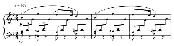 1. Von fremden Ländern und Menschen Op. 15 No. 1  in G Major by Schumann piano sheet music