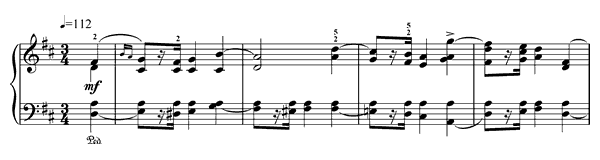 2. Kuriose Geschichte Op. 15 No. 2  in D Major by Schumann piano sheet music