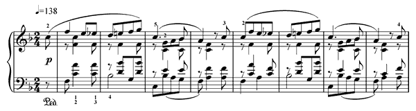 8. Am Kamin Op. 15 No. 8  in F Major by Schumann piano sheet music