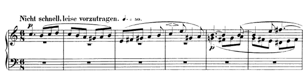 1. Nicht schnell, leise vorzutragen Op. 126 No. 1  in A Minor by Schumann piano sheet music