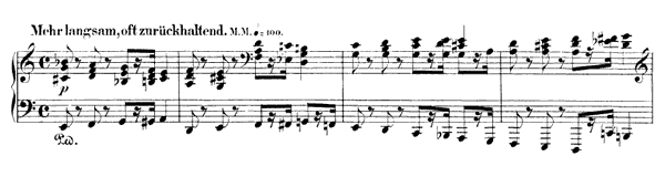 1. Night-Vision: Mehr langsam, oft zurückhaltend Op. 23 No. 1  in C Major by Schumann piano sheet music