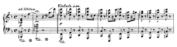 Night-Vision: Einfach Op. 23 No. 4  in F Major by Schumann piano sheet music