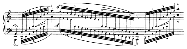1. Caprice Op. 3 No. 1  in A Minor by Schumann piano sheet music