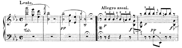 5. Caprice Op. 3 No. 5  in E-flat Major by Schumann piano sheet music