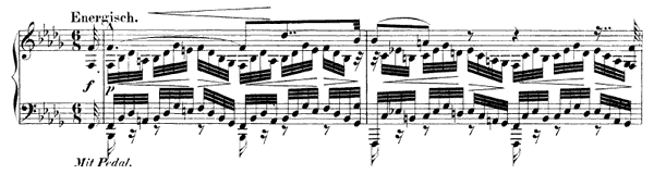10. Prelude Op. 99 No. 10  in B-flat Minor by Schumann piano sheet music