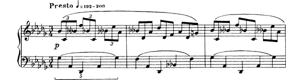 Etude Op. 42 No. 1  in D-flat Major by Scriabin piano sheet music