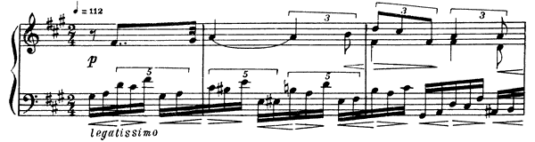 Etude Op. 42 No. 2  in F-sharp Minor by Scriabin piano sheet music