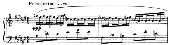 Etude Op. 42 No. 3  in F-sharp Major by Scriabin piano sheet music