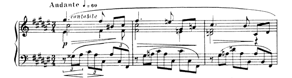 Etude Op. 42 No. 4  in F-sharp Major by Scriabin piano sheet music