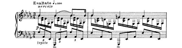Etude Op. 42 No. 6  in D-flat Major by Scriabin piano sheet music