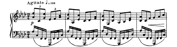 Etude Op. 42 No. 7  in F Minor by Scriabin piano sheet music
