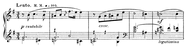 Mazurka Op. 25 No. 3  in E Minor by Scriabin piano sheet music