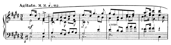 Mazurka Op. 25 No. 5  in C-sharp Major by Scriabin piano sheet music