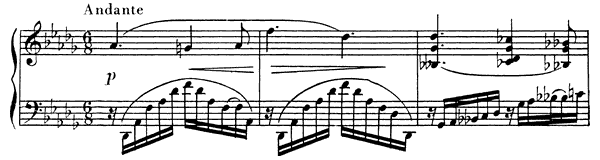 Nocturne - for the left hand - Op. 9 No. 2 in D-flat Major by Scriabin