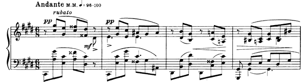 Prelude Op. 11 No. 10  in C-sharp Minor by Scriabin piano sheet music