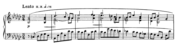 Prelude Op. 11 No. 13  in G-flat Major by Scriabin piano sheet music