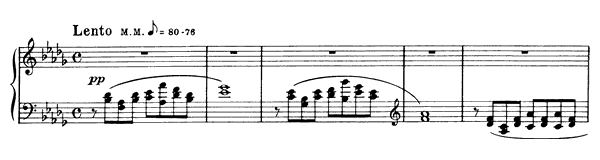 Prelude Op. 11 No. 15  in D-flat Major by Scriabin piano sheet music