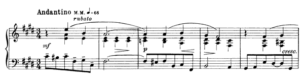 Prelude Op. 11 No. 9  in E Major by Scriabin piano sheet music