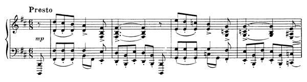 Prelude Op. 13 No. 6  in B Minor by Scriabin piano sheet music