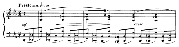 Prelude Op. 17 No. 2  in E-flat Major by Scriabin piano sheet music