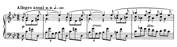 Prelude Op. 17 No. 7  in G Minor by Scriabin piano sheet music